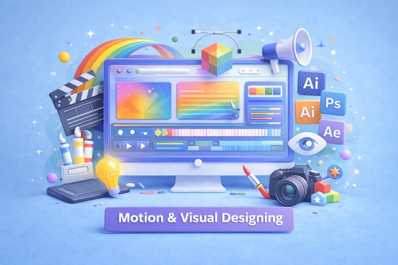 Motion and visual designing