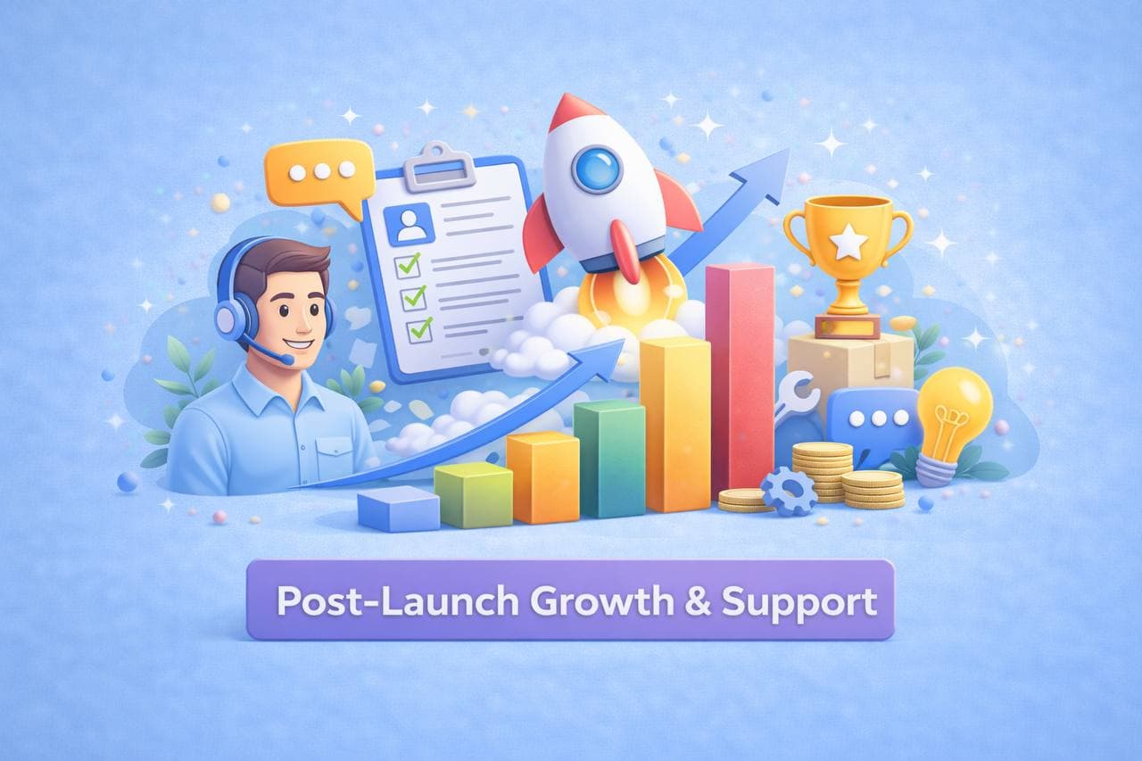 Post launch growth and support